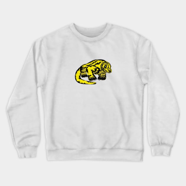 The Bizarre Varan Crewneck Sweatshirt by OksBPrint